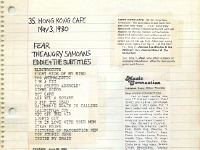 ANGRY SAMOANS Metal Mike Scrapbook 1980 – P.J. Galligan on Lead Guitar Page 09